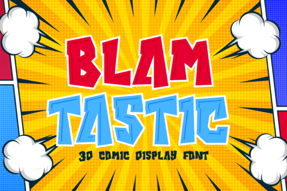 Blamtastic: The 3D Display Typeface for Bold Branding