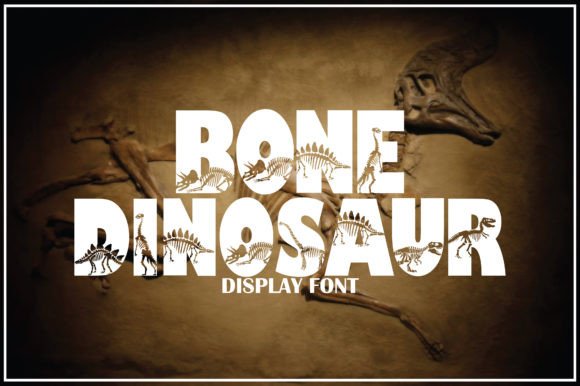 Bone Dinosaur: The Dramatic Typeface for Bold Brand Identity