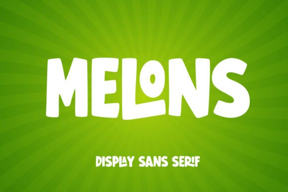 Boost Your Brand with the Melons Display Font