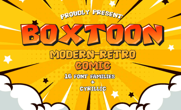 Boxtoon: The Perfect Display Typeface for Your Brand
