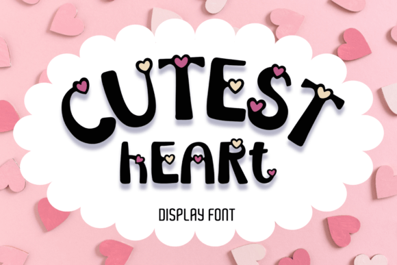 Bring Whimsy to Your Creations with Cutest Heart Font