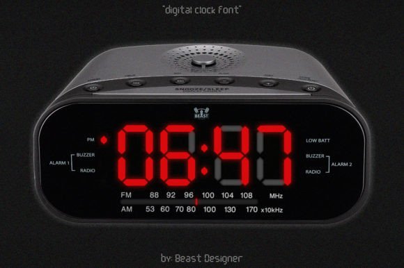 Bringing Time to Life with Digital Clock Font