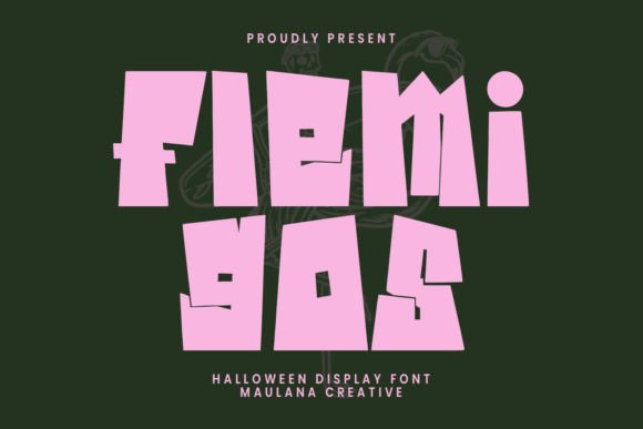 Flemigos: The Halloween Display Font for Bold Web Design