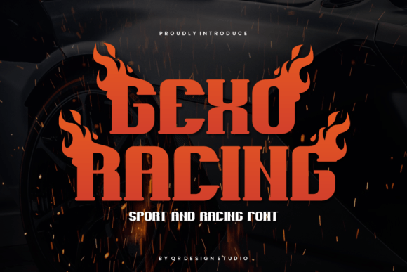Gexo Racing: A Modern Display Typeface for Editorial Design
