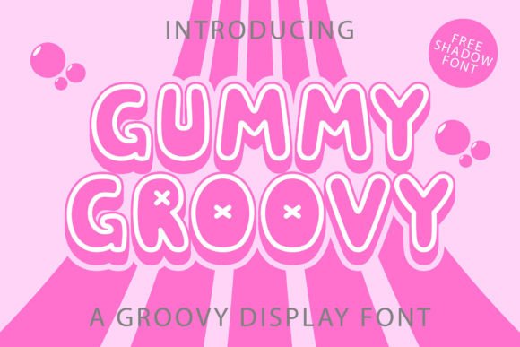 Gummy Groovy: The Retro Display Font for Handmade Brands