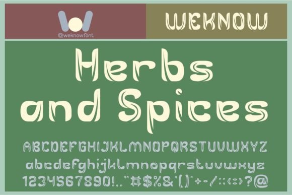 Herbs and Spices: The Creative Font for Standout Campaigns