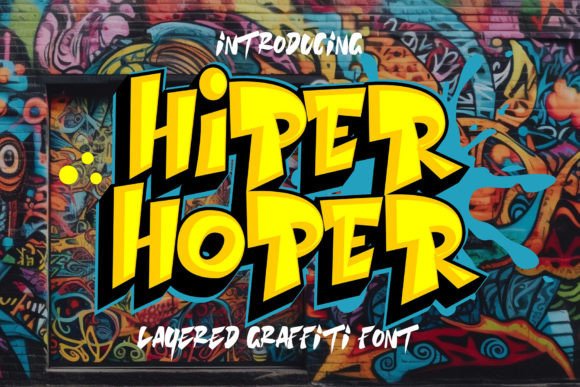 Hiper Hoper: A 3D Layered Typeface for Bold Editorial Design