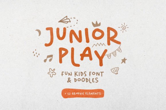 Junior Play: A Whimsical Typeface for Engaging Editorial Design