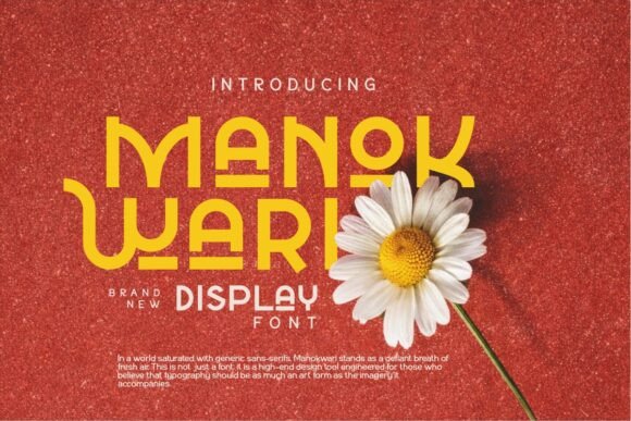 Manokwari: A Captivating Display Typeface for Modern Web Design