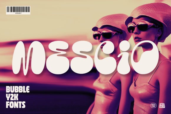 Mescio: The Vibrant Display Font for Early 2000s Editorial Design