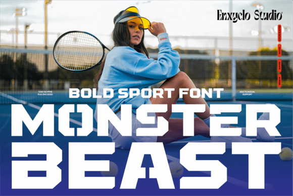 Monster Beast: A Powerful Display Font for Bold Branding