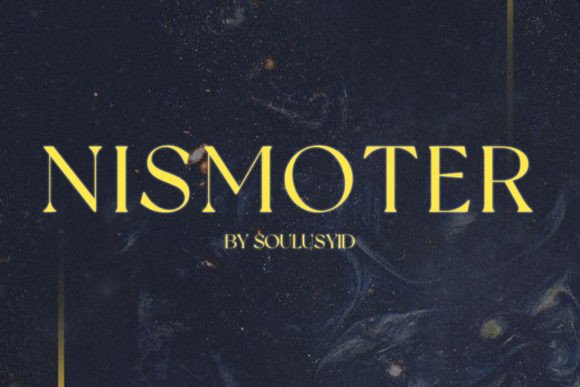 Nismoter: A Stylish Script Font for Business Branding