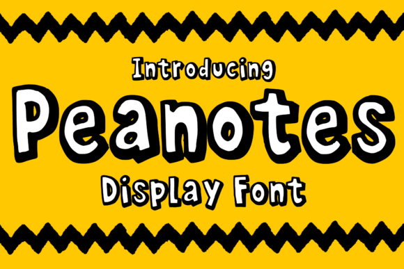 Peanotes: The 80s Cartoon Typeface That Boosts Campaign Visibility