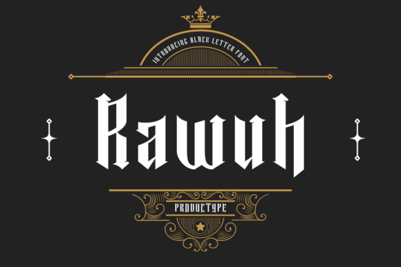 Rawuh: The Gothic Display Font That Elevates Digital Branding