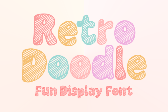 Retro Doodle: A Playful Font for Handmade Creations