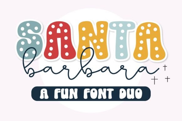 Santa Barbara: The Retro Duo Font for Bold Branding Projects
