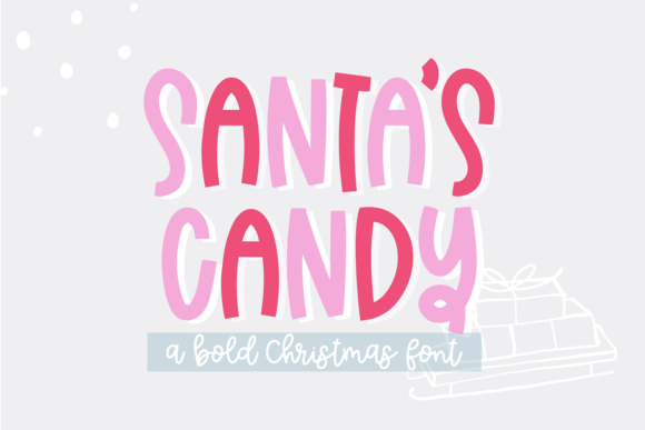 Santa s Candy: The Playful Typeface That Transforms Holiday Branding