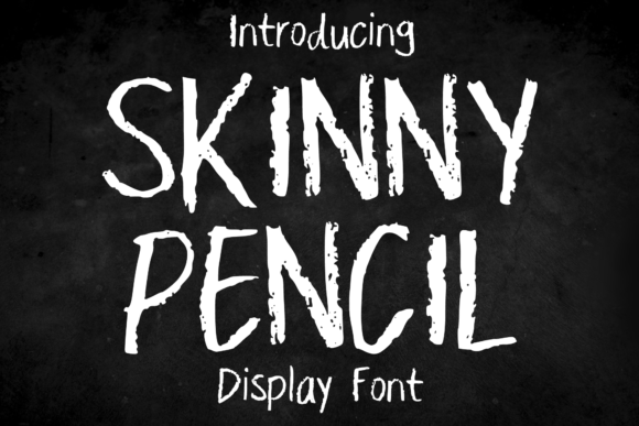 Skinny Pencil: A Handwritten Display Font for Editorial Design