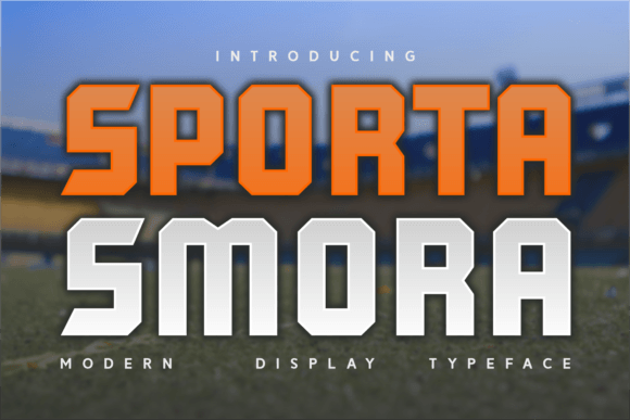 Sporta Smora: The Bold Display Typeface for High-Energy Campaigns