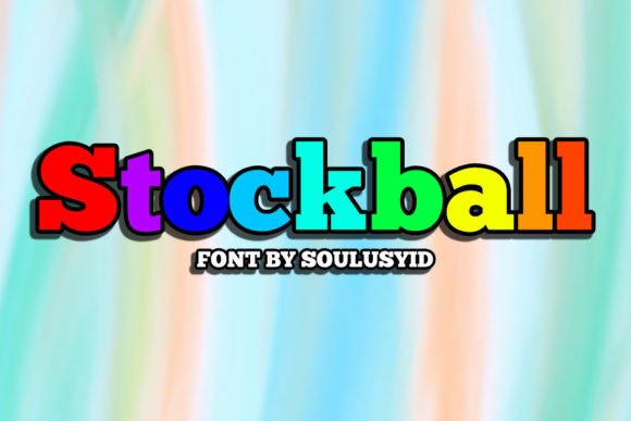 Stockball: A Cosmic Font for Modern Branding