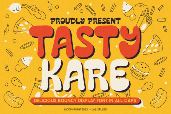 Tastykare: The Playful Display Font for Editorial Design