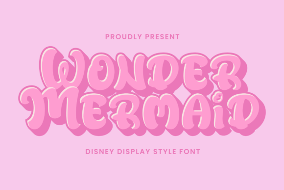 Wonder Mermaid: The Perfect Display Font for Handmade Crafts